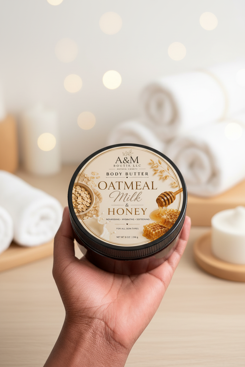 Oatmeal milk and honey Body butter